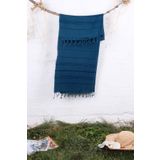 %100 Pamuk 90x180 Peştemal MAVİ