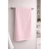 %100 Pamuk Banyo Havlusu 90x150 cm – Yumuşak ve Emici Pembe