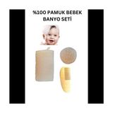 %100 Pamuk Bebek Banyo Seti