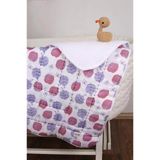 %100 Pamuk Bebek Müslin Yorgan - Oyun Matı El İşlemeli 70X100 Cm - Ztd100 Zt054