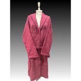 %100 Pamuk Bornoz - L - XL - Bordo