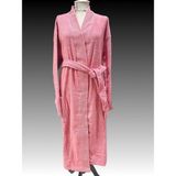 %100 Pamuk Bornoz - S - M - Pembe