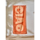 %100 Pamuk Ciao Plaj Havlusu Kiremit (90X150 Cm) - 90 x 150 cm