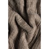 %100 Pamuk Çift Kişilik Müslin Battaniye/yatak Örtüsü 210X225, Hafif, Nefes Alabilir, Çift Taraflı, Rikka Home - Acı Kahve - 210 x 225 cm