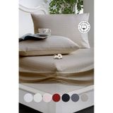 %100 Pamuk Çizgili Saten Tek / Çift Kişilik Lastikli Çarşaf Seti 100x200 160x200 180x200 Balköpüğü