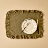 %100 Pamuk Elegance Amerikan Servis Haki (35X45 Cm) - 35 x 45 cm - Yeşil