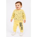 %100 Pamuk Erkek Bebek Çocuk Alt Üst Takım Pijama 538