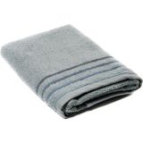 %100 Pamuk Ithal 4 Çizgili Fitil Işlemeli Banyo Havlusu 50X100 - Turkuaz - 50 x 100 cm