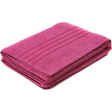 %100 Pamuk Ithal Banyo Havlusu 70X140 - Koyu Pembe - 70 x 140 cm