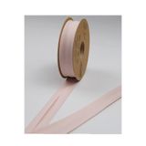 %100 Pamuk (koton) Biye 2cm Eninde 10mt Top Halinde - Verev Katlı Koton Biye 10mt Soğuk Pembe