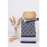 %100 Pamuk Mozaik Desen 40x60 El/Yüz Havlusu