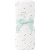 %100 Pamuk Müslin Bebek Battaniyesi - Çok Amaçlı Müslin Bebek Örtüsü - 90 x 90 cm - Yeşil