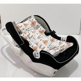 %100 Pamuk Müslin Puset Minderi - 0 - 13 kg - Açık Bej