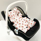 %100 Pamuk Müslin Puset Minderi - 0 - 13 kg - Küf Yeşili
