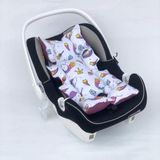 %100 Pamuk Müslin Puset Minderi - 0 - 13 kg - Lila