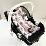 %100 Pamuk Müslin Puset Minderi - 0 - 13 kg - Su Yeşili