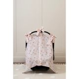 %100 Pamuk Muslin Puset Örtüsü – Büyülü Bahçe Koleksiyonu 110X70 cm Fiyonklu - Pembe
