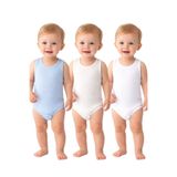 %100 Pamuk Organik 3'lü 0-3 Yaş Çıtçıtlı Yenidoğan Kız Erkek Bebek Çocuk Body Zıbın Atlet Terletmez Klimalı Kumaş