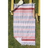 %100 Pamuk Outlet 70x150 Plaj Havlusu BORDO