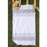 %100 Pamuk Outlet Püsküllü 70X140 Plaj Havlusu