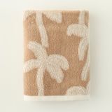 %100 Pamuk Palm Yüz Havlusu Bej (50X70 Cm) - 50 x 70 cm