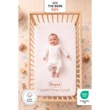 %100 Pamuk Penye Lastikli Bebek Çarşafı | Park Yatak, Beşik, Anne Yanı | 60x110, 60x120, 70x110, 70x120, 70x130, 80x130, 70x140, Beyaz