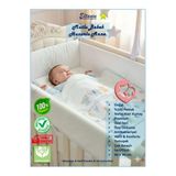 %100 Pamuk Penye Raporlu Çok Amaçlı Çift Taraflı Bebek Battaniyesi - 90X90cm, Doğal Soft Özel Doku