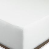 %100 Pamuk Penye Sıvı Geçirmez Yatak Alezi 180x200 cm - 180 x 200 cm - Beyaz