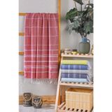 %100 Pamuk Peştamal Mint-Gri-Açık Gri-Kırmızı-Sarı-Mavi 100x180