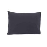 %100 Pamuk Ranforce Antrasit Yastık Kılıfı 50x70 cm (2 Adet)