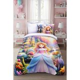 %100 Pamuk Ranforce Tek Kişilik Nevresim Takımı Mırabella Anew - Renkli - 160 x 220 cm