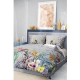 %100 Pamuk Saten Nevresim Takımı Lastikli Çarşaf Deluxe Çift Kişilik 3d Forest