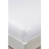 %100 Pamuk Saten Stripe Çift Kişilik Lastikli Çarşaf Takımı – 30 cm – 2 Yastık Kılıfı