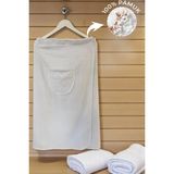 %100 Pamuk Spa & Hamam İçin Sauna Etel Havlu+ Beyaz El Havlusu 50x90 - 50 x 90 cm