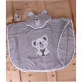 %100 Pamuk Yuvarlak Koala Çocuk Banyo&plaj Panço Havlu Gri Tek Ebat - Standart