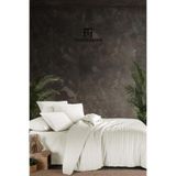 %100 Pamuklu Çift Kişilik Oslo Nevresim Takımı Krem 200 x 230