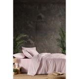 %100 Pamuklu Çift Kişilik Oslo Nevresim Takımı Pudra 200 x 230