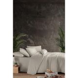 %100 Pamuklu Çift Kişilik Oslo Nevresim Takımı Taş 200 x 230