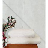 %100 Pamuklu Kilim Banyo Takımı 1 Adet 50X90 cm ve 1 Adet 90X150 cm Boy Havlusu - 90 x 150 cm - 50 x 90 cm - Bej