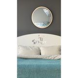 %100 Pamuklu Müslin Pike Çift Kişilik Turkuaz 230X240 - Turkuaz - 230 x 240 cm