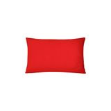 %100 Pamuklu Saten Orta Boy 45X65Cm Yastık Kılıfı 2Li (Gizli Fermuarlı), Kırmızı