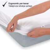 %100 Pamuklu, Sıvı Geçirmez Bebek Alezi,bebek Alez Yatak Koruyucu, Çocuk Yatak Koruyucu Alezi,park Beşik Yatak Alezi,park Beşik Yatak Koruyucu (80X130 - 0,6 x 19 x 29 cm - Renkli
