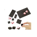 100 Parça 3m Yapışkanlı Etiket Magnet Tabaka Mıknatıs - 15x15 Mm
