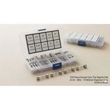 100 Parça 5X20mm Karışık Cam Tüp Sigorta Seti (0.5A - 30A) Organizer Kutulu Devre Koruyucu