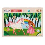 100 Parça Puzzle: Unicorn ve Prenses