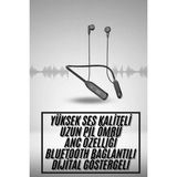 100 Saat Kablolu Boyun Askılı Dijital Göstergeli Bluetooth Kulaklık ( Lisinya )