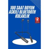 100 Saat Kablolu Boyun Askılı Dijital Göstergeli Bluetooth Kulaklık Tdms-07 - Renkli