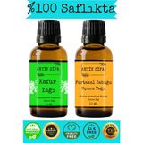 %100 Saf Kafur Yağı ve Portakal Uçucu Yağı - (10ML + 10ML) - 100 ml