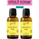 %100 Saf Limon Kabuğu Yağı - (2 x 20 Ml) - 100 ml
