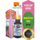 %100 saf okaliptus uçucu yağı 20ml - Nefes ferahlatıcı & dezenfektan (eucalyptus oıl) 20ml - 20 ml